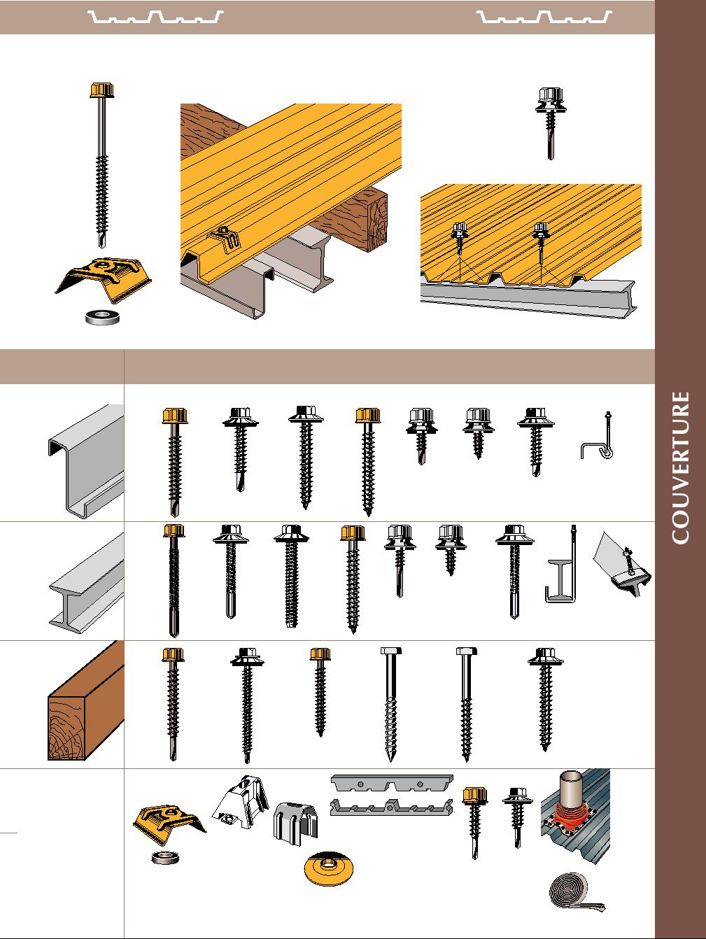 bac acier nombre fixation