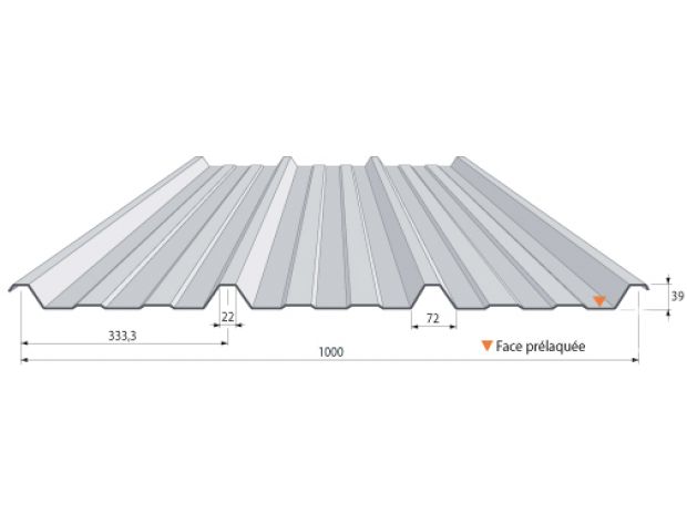 tole bac acier dimension