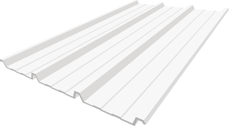 tole bac acier nervure