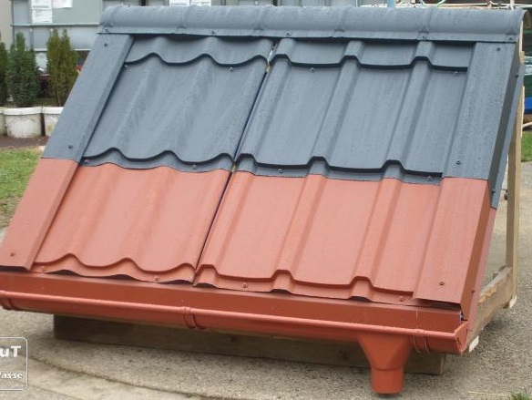 tole bardage imitation tuile