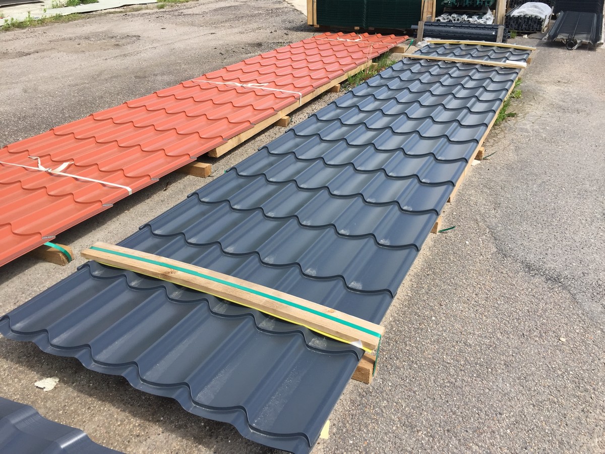 tole bardage imitation tuile