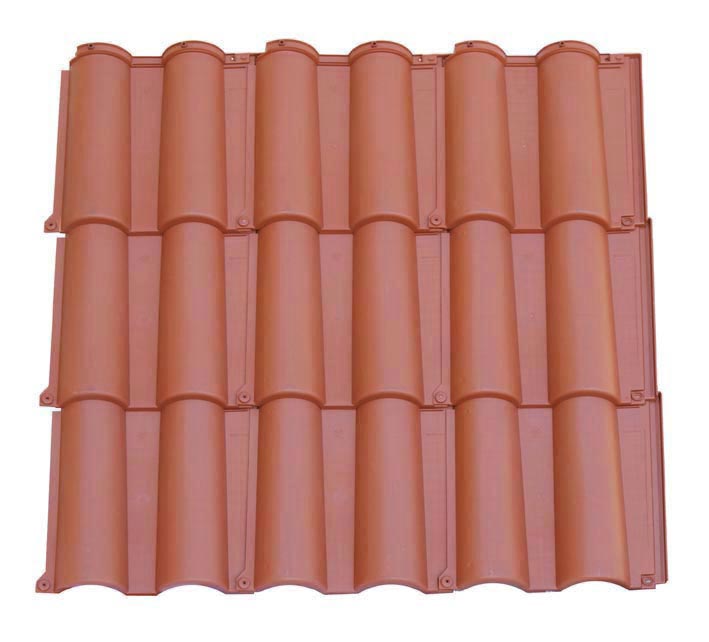 tole imitation tuile ancienne