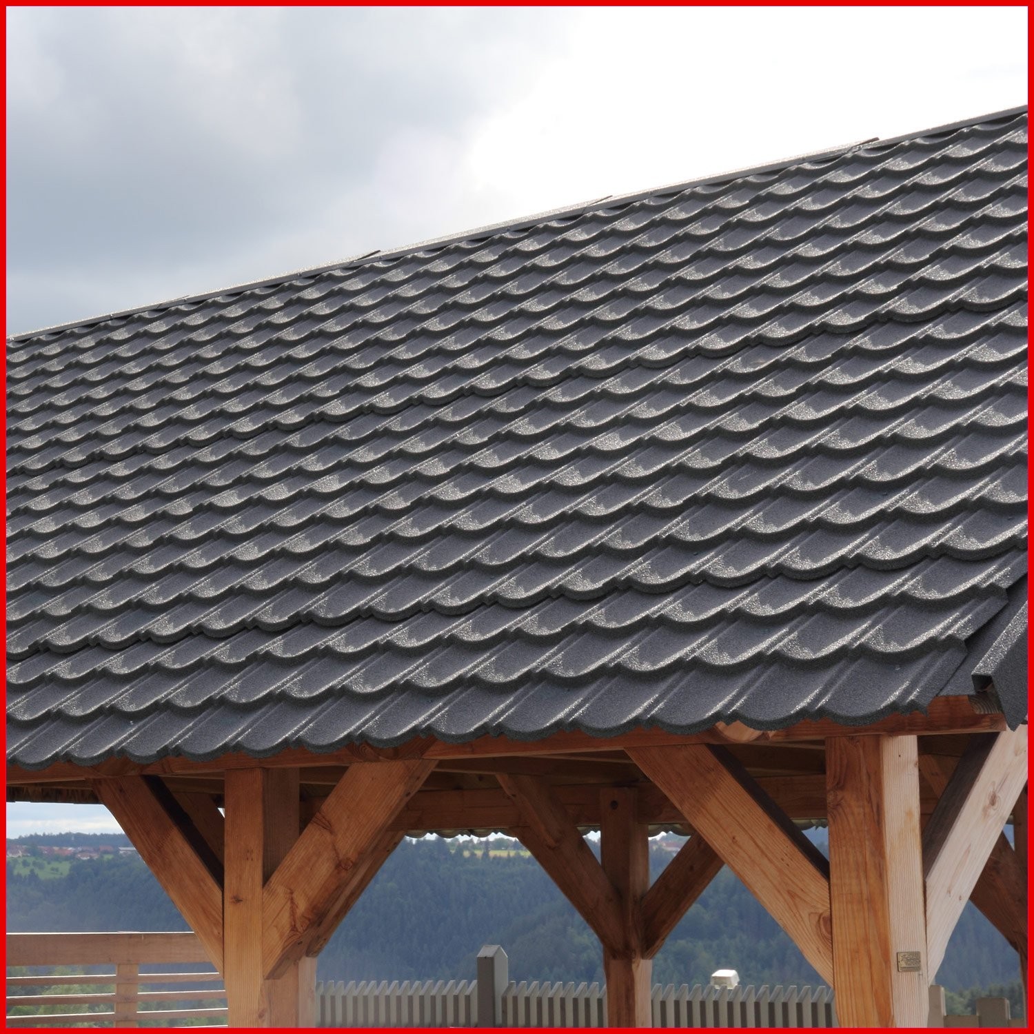 tole imitation tuile ancienne