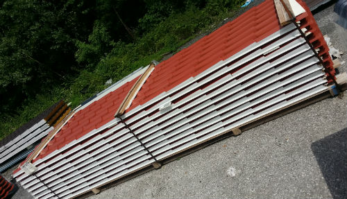 tole imitation tuile anti condensation