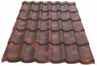 tole imitation tuile polyester