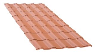 tole imitation tuile polyester